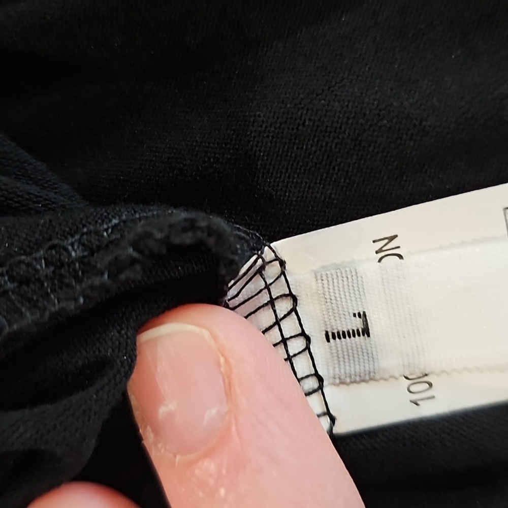 Black and White Striped Women's Top - Picture 5 of 6